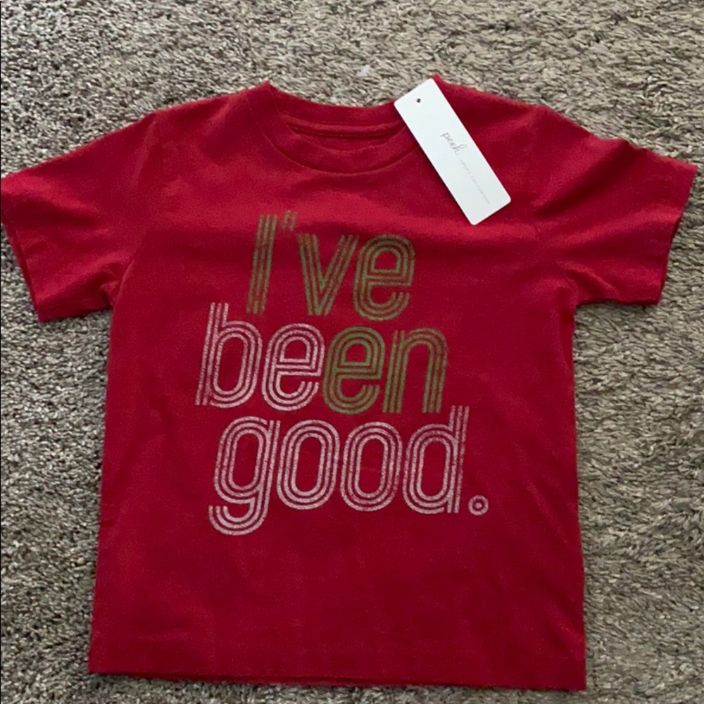 Brand new!! I’ve been good T-shirt by Peek